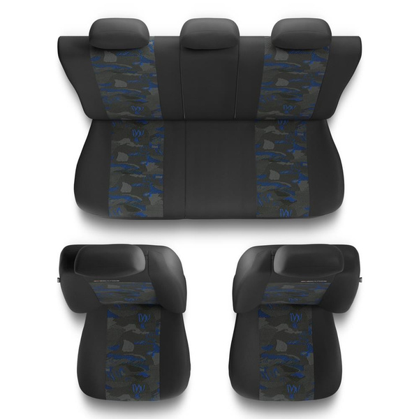 Een set universele autohoezen voor Suzuki Ignis I, II, III (2000-....) - UNE-BL