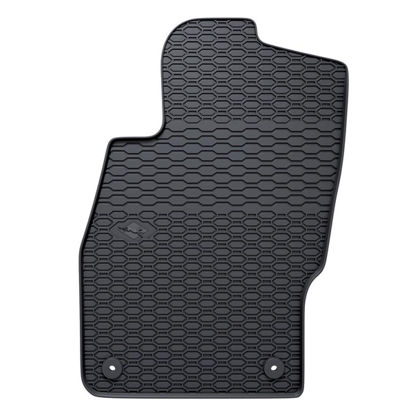 Rubberen matten voor de Opel Adam Hatchback (2012-2019) - zwart - 4 stuks