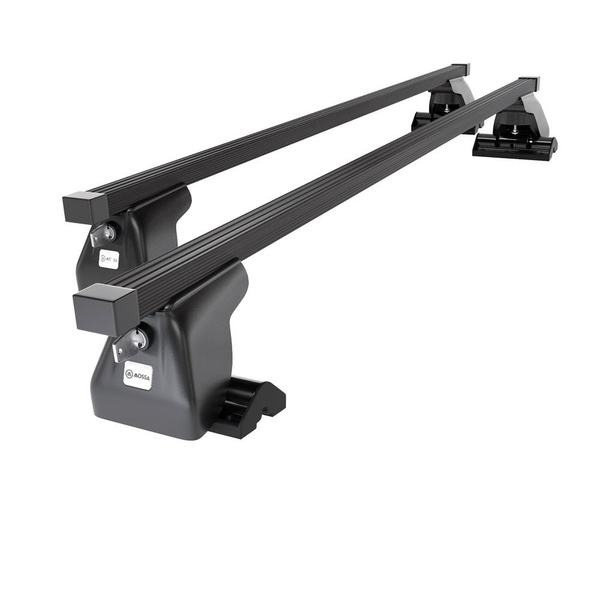 Basisrek voor het autodak voor Chrysler Town & Country MPV (1990-2010) - zwart Imperiaal - T-profiel - Staal