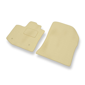 Velours automatten voor Dacia Lodgy Bestelwagen (2012-....) - beige