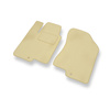 Velours automatten voor Kia Optima II Sedan (2005-2010) - beige