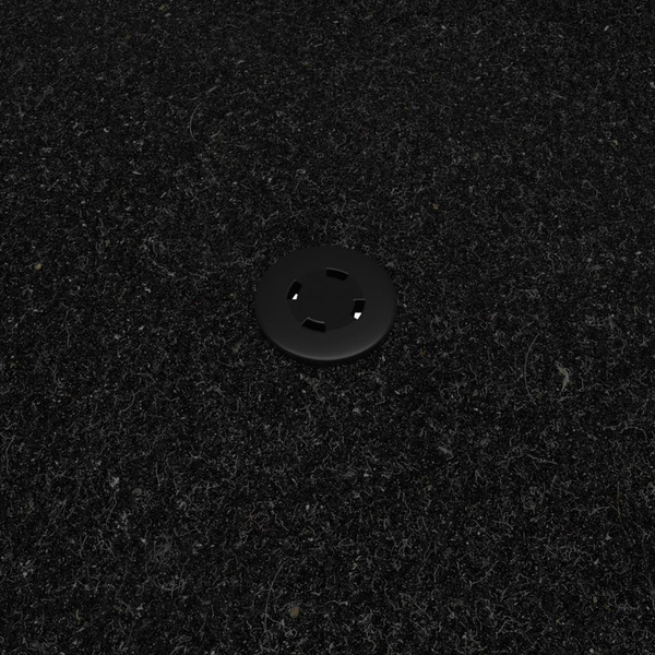 Vilten automatten voor Fiat Doblo II Bestelwagen (2010-2022) - zwart