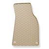 Rubberen matten voor de Audi A6 C6 Avant, Limousine (2004-2011) - beige - 4 stuks