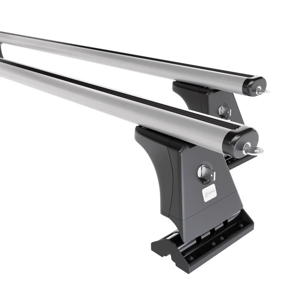 Basisrek voor het autodak voor Citroen Nemo Bestelwagen (2008-2017) - zilver Imperiaal - bevestigingspunten - Aluminium