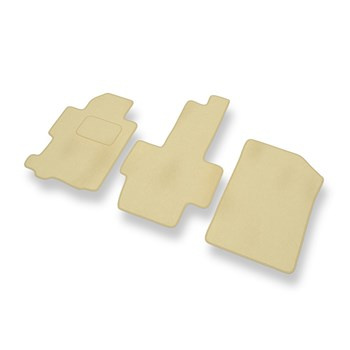 Velours automatten voor Honda FR-V MPV (2004-2009) - beige