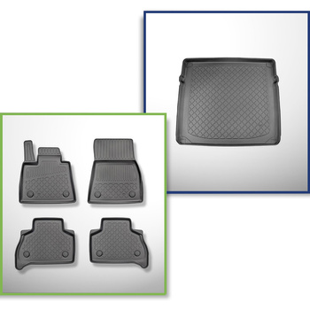 Set kofferbakmat en automatten TPE op maat gemaakt voor: BMW X5 G05 SAV (11.2018
