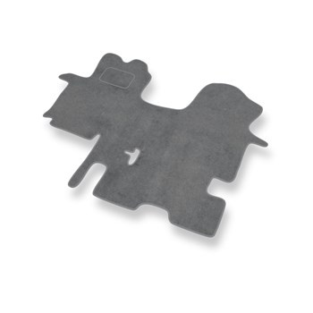 Velours automatten voor Renault Trafic II Bestelwagen (2001-2014) 3 zitplaatsen 