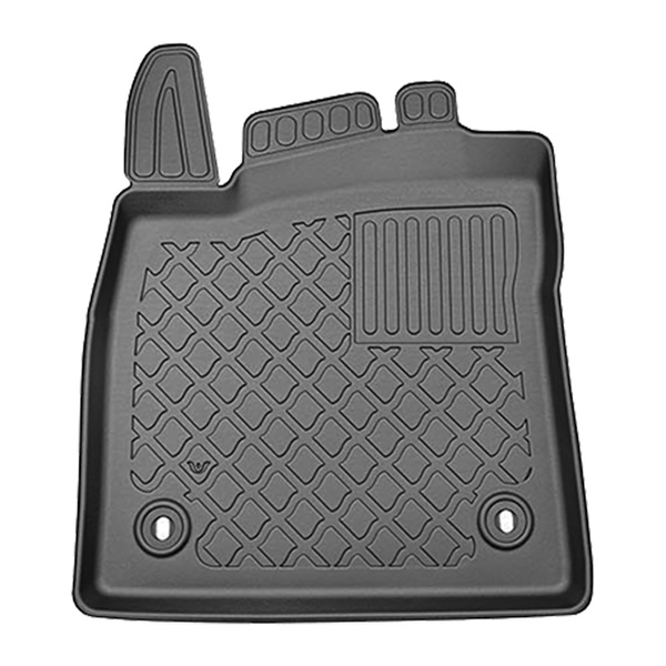 Set kofferbakmat en automatten TPE op maat gemaakt voor: MG 4 Hatchback (09.2022-....) - onderste bagageruimte; modellen zonder schuifvloer