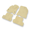 Velours automatten voor Renault Fluence Sedan (2009-2016) - beige