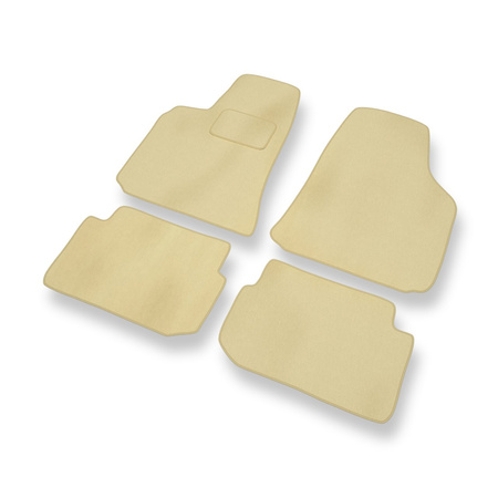 Velours automatten voor Mitsubishi Eclipse III (1999-2005) - beige