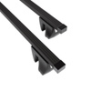 Basisrek voor het autodak voor Subaru Outback mk V Stationwagen (2014-2019) - zwart Imperiaal - geïntegreerde railing - Staal