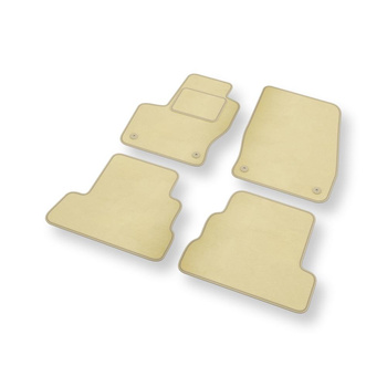 Velours automatten voor Ford Kuga II SUV (2013-2019) - beige