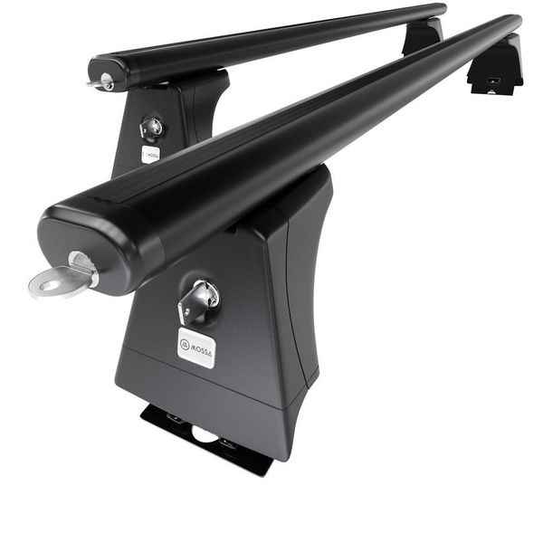 Basisrek voor het autodak voor Citroen Jumper I Bestelwagen (1996-2005) - zwart Imperiaal - bevestigingspunten - Aluminium