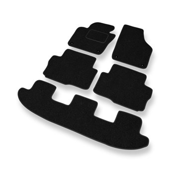 Vilten automatten voor Volkswagen Sharan II Bestelwagen (2010-2022) - zwart