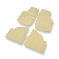 Velours automatten voor Opel Corsa C Hatchback, Sedan, Bestelwagen (2000-2006) - beige