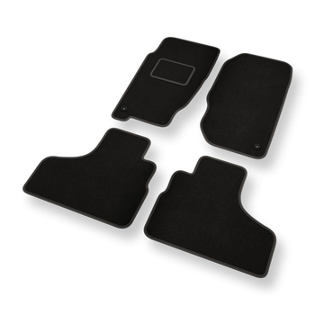 Velours automatten voor Jeep Liberty SUV (2001-2007) - zwart