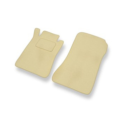 Velours automatten voor Mercedes-Benz CLK A209 Coupé (2003-2009) - beige