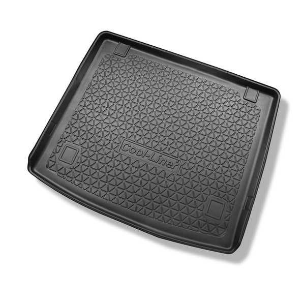 Kofferbakmat op maat voor: Fiat Doblo II Stationwagen (2010-06.2022) - 5 stoelen (voor modellen zonder de mogelijkheid om een dubbele kofferbodem te installeren)