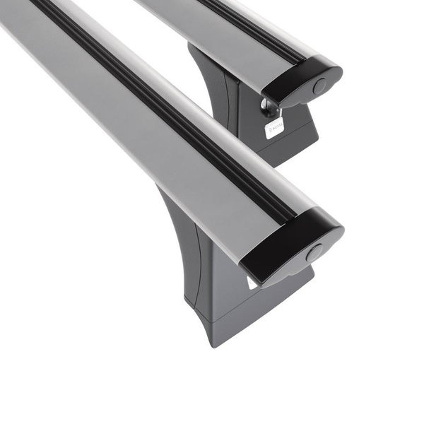 Basisrek voor het autodak voor Opel Vectra C Sedan (2002-2008) - zilver Imperiaal - bevestigingspunten - Aluminium