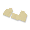 Velours automatten voor Fiat Multipla MPV (1998-2010) - beige