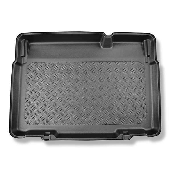 Kofferbakmat op maat voor: Citroen C3 Aircross I SUV (11.2017-2024) - onderste bagageruimte; modellen zonder schuifvloer; niet-verschuifbare stoelen