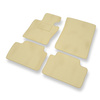 Velours automatten voor BMW X3 I E83 (2000-2010) - beige