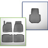 Set kofferbakmat en automatten TPE op maat gemaakt voor: Tesla Model S Liftback (07.2012-03.2015)