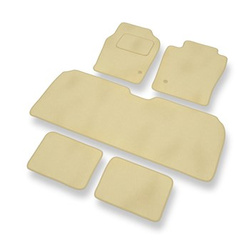 Velours automatten voor Toyota Previa II MPV (2000-2006) - beige