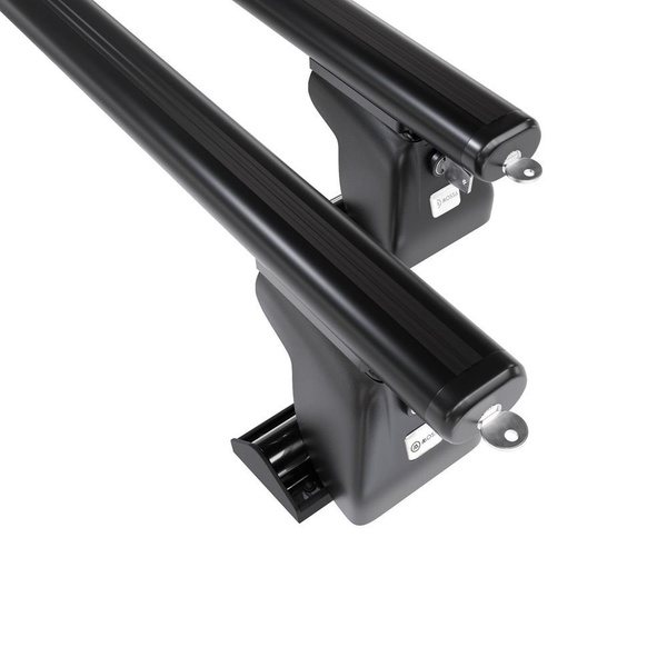 Basisrek voor het autodak voor Toyota ProAce Verso Bestelwagen (2016-....) - zwart Imperiaal - bevestigingspunten - Aluminium
