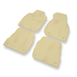 Velours automatten voor Audi A6 II C5 Avant, Limousine (1997-2004) - beige