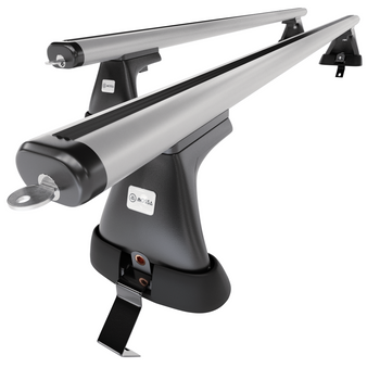 Basisrek voor het autodak voor Opel Astra K mk V Hatchback (2016-2022) - zilver Imperiaal - zonder bevestigingsmateriaal - Aluminium