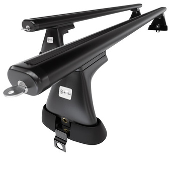 Basisrek voor het autodak voor Mercedes-Benz S Klas W220 Limousine (1999-2005) - zwart Imperiaal - zonder bevestigingsmateriaal - Aluminium