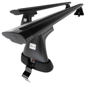 Basisrek voor het autodak voor Volvo S40 Sedan (2004-2012) - zwart Imperiaal - zonder bevestigingsmateriaal - Aluminium