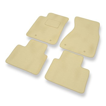 Velours automatten voor Audi A8 I D2 Limousine (1994-2002) - beige