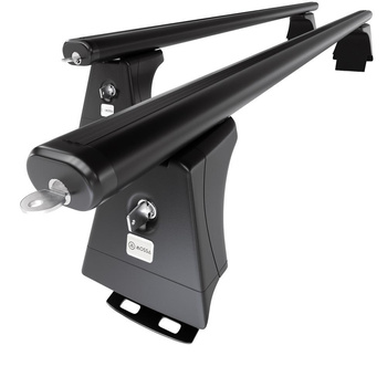 Basisrek voor het autodak voor Honda CR-V SUV (2007-2011) - zwart Imperiaal - bevestigingspunten - Aluminium