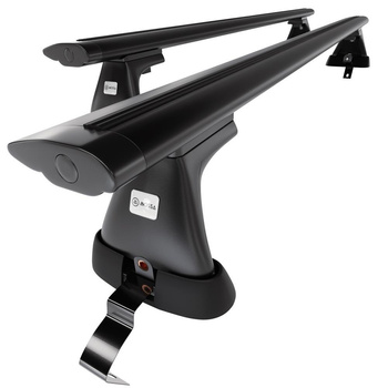 Basisrek voor het autodak voor Fiat Grande Punto Hatchback (2005-2010) - zwart Imperiaal - zonder bevestigingsmateriaal - Aluminium