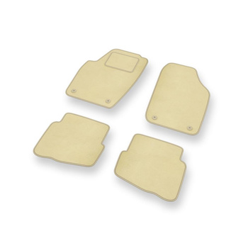 Velours automatten voor Volkswagen Polo IV 9N Hatchback, Sedan (2001-2009) - beige