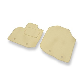 Velours automatten voor Honda City V Sedan (2009-2011) - beige