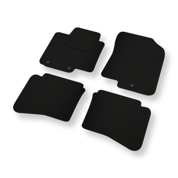 Vilten automatten voor Hyundai i20 II Hatchback, Active, Coupé (2014-2020) - zwart