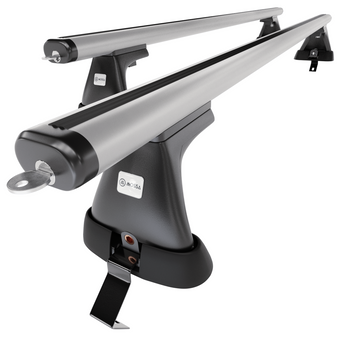 Basisrek voor het autodak voor Ford C-Max mk II Ludospace (2010-2015) - zilver Imperiaal - zonder bevestigingsmateriaal - Aluminium