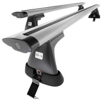 Basisrek voor het autodak voor Ford C-Max mk II Ludospace (2010-2015) - zilver Imperiaal - zonder bevestigingsmateriaal - Aluminium