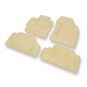 Velours automatten voor Toyota Auris I Hatchback (2007-2012) - beige