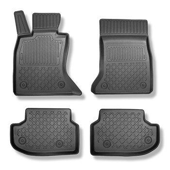 TPE automatten voor BMW 5 F10 Limousine (2013-01.2017) - X-drive; spoorbreedte voorstoelen (achter) 365 mm