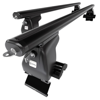 Basisrek voor het autodak voor Hyundai H-1 Bestelwagen (2008-2021) - zwart Imperiaal - zonder bevestigingsmateriaal - Aluminium