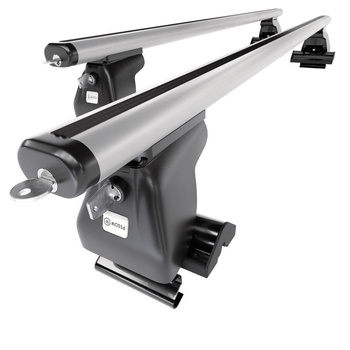 Basisrek voor het autodak voor Nissan Terrano R20 mk II SUV (1993-2002) - zilver Imperiaal - zonder bevestigingsmateriaal - Aluminium