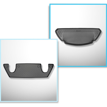 Set kofferbakmat en automatten TPE PREMIUM op maat gemaakt voor: Tesla Model X SUV (10.2016-12.2020)