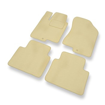 Velours automatten voor Kia Magentis II Sedan (2005-2010) - beige
