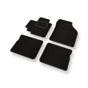 Velours automatten voor Suzuki Celerio Hatchback (2015-2019) - zwart