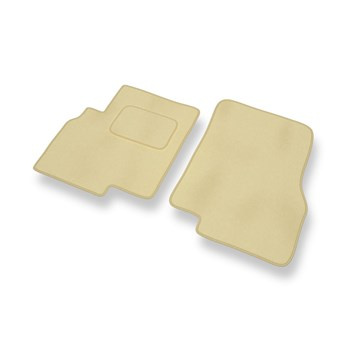 Velours automatten voor Mitsubishi Grandis MPV (2003-2011) - beige