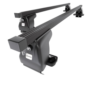 Basisrek voor het autodak voor Volvo C40 SUV (2022-....) - zwart Imperiaal - zonder bevestigingsmateriaal - Staal